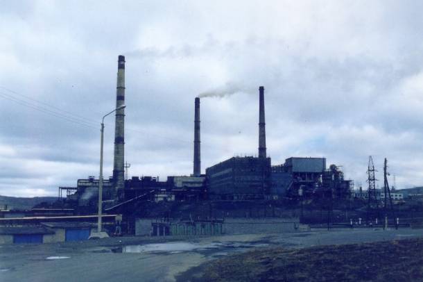 A Norilsk Nickel egyik gyára Norilskban
Forrás: en.wikipedia.org
Szerző: Hans Olav Lien