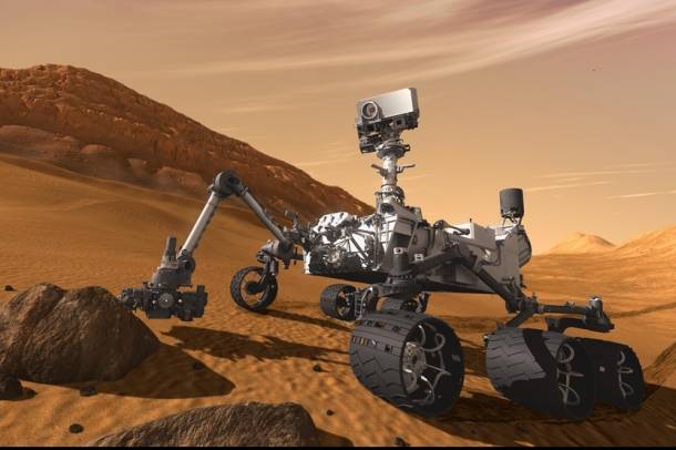 Curiosity Marsjáró
Forrás: NASA, 3dvisionlive.com
