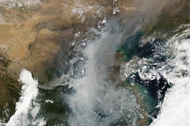 A kínai szmog még műholdról is látszik
Forrás: commons.wikimedia.org