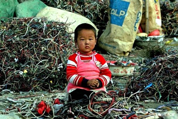 Guiyu-ban gyerekek 80%-a szenved ólommérgezésben
Forrás: greenpeace.org
