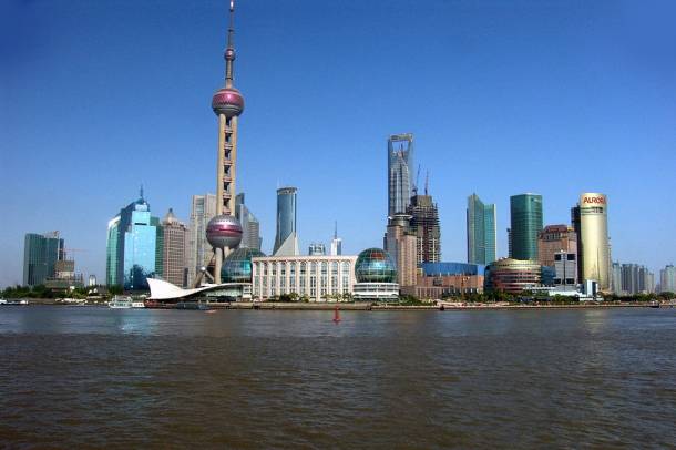 A sanghaji Pudong városrész
Forrás: wikimedia.org