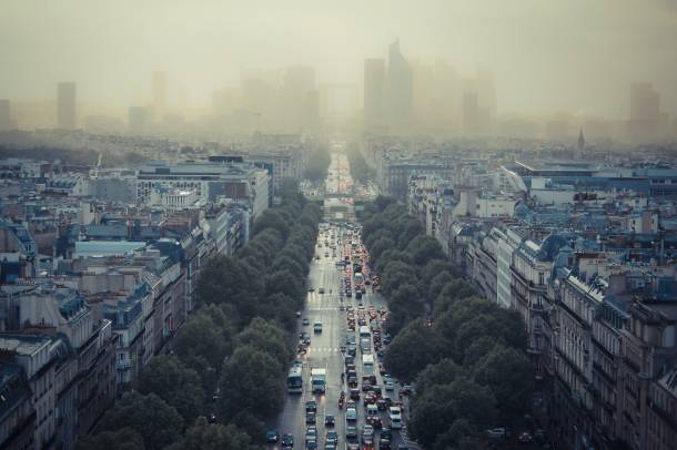 Párizs sem a jó levegőjéről híres
Forrás: www.flickr.com
