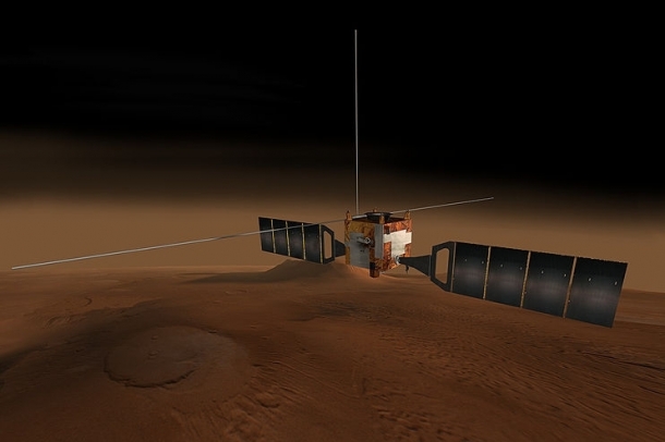 A Mars Express keringőegység
Forrás: wikipedia.org