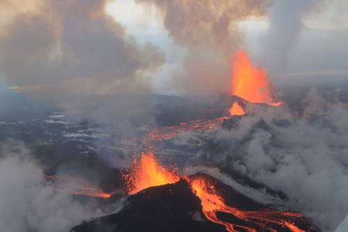 Vulkánkitörés: Méreganyagok mennyisége