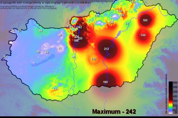 Magyarország légszennyezettsége
Forrás: idokep.hu