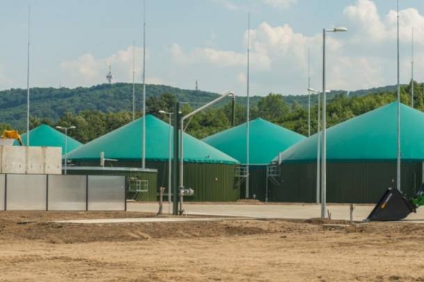 A Biogáz Unió Zrt. egyik biogáz üzeme