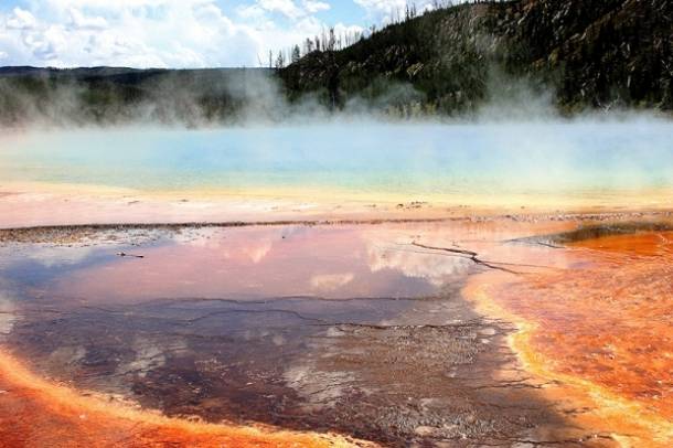 Yellowstone Nemzeti Park egyik hőforrása
Forrás: U.S. Geological Survey | Flickr