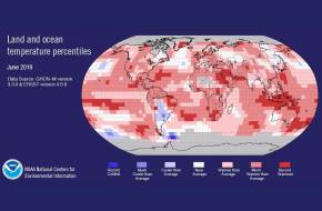 NOAA: Minden idők legmelegebb júniusa volt a múlt hónap, több globális rekord is megdőlt!