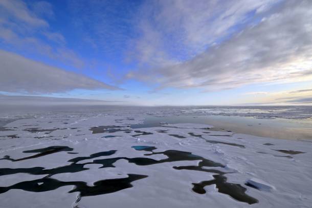 Olvadás a sarkvidéken - a metán is szerepet játszik benne (a kép illusztráció)
Forrás: www.flickr.com
Szerző: U.S. Geological Survey