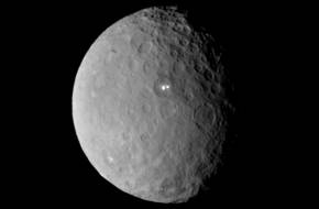 Jég jelenlétére utalnak a Ceres törpebolygón észlelt nagy földcsuszamlások