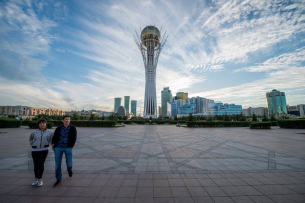A Bayterek Tower a kazah főváros, Asztana belvárosaban.
Forrás: MTI
Szerző: Balogh Zoltán