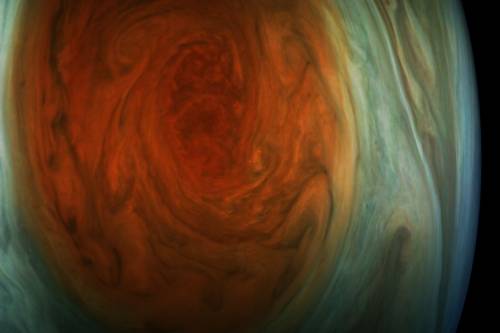 A NASA közzétette a Jupiter Nagy Vörös Foltjáról készített legfrissebb képeket