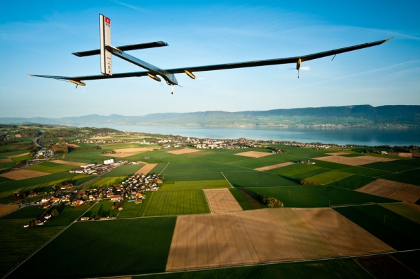 Solar Impulse európai területek felett
Forrás: press.solarimpulse.com
