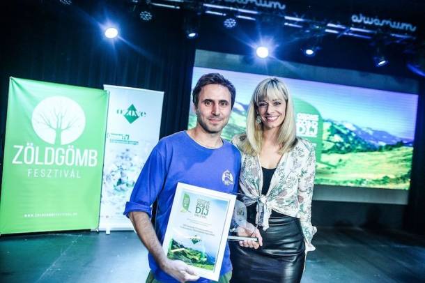 Lukács Kornél (PETkalózok) és Peller Mariann, az Ozone Zöld-díj nagykövete
Forrás: OzoneTv
Szerző: OzoneTv