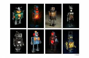 A tömegfogyasztással szembeni ellenállás szimbólumai: Hulladékból készített egyedi Robot-szobrok