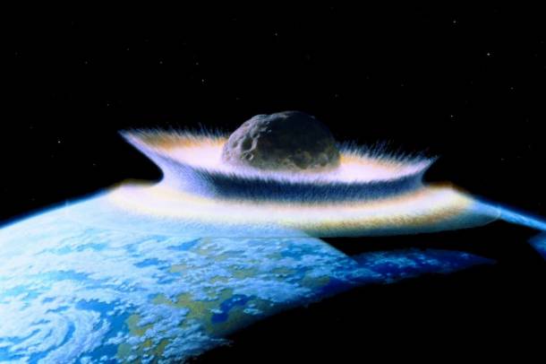 Aszteroida becsapódása - fantáziakép
Forrás: hu.wikipedia.org
Szerző: Don Davis
