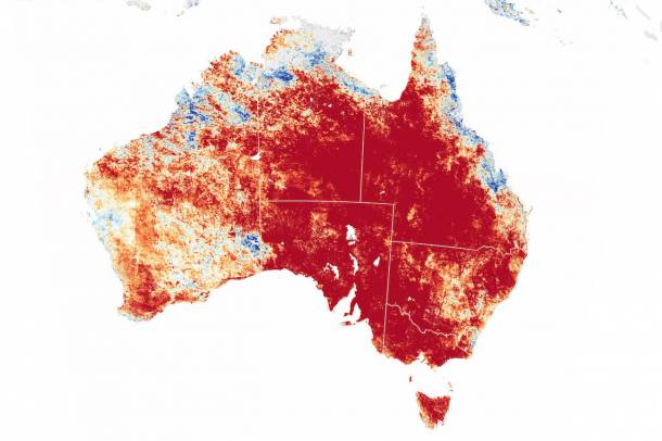 A tavalyi volt a legmelegebb év Ausztráliában
Forrás: earthobservatory.nasa.gov
Szerző: NASA