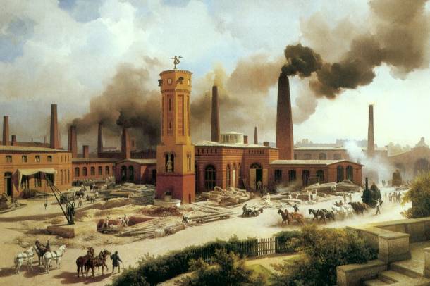 Vasgyár Berlinben (1847)
Forrás: commons.wikimedia.org
Szerző: Karl Eduard Biermann