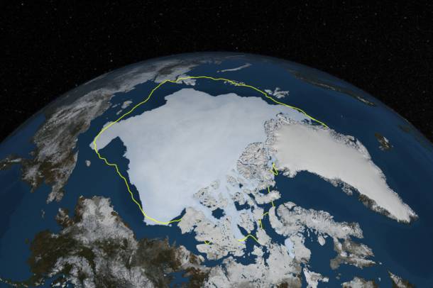Az antarktiszi jégmező 2013-ban volt rendkívül kicsire zsugorodott
Forrás: climate.nasa.gov
Szerző: NASA Goddard's Scientific Visualization Studio/Cindy Starr