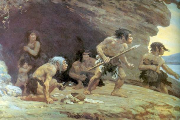 Az ősemberek gyűjtögető-vadászó életmódot folytattak
Forrás: commons.wikimedia.org
Szerző: Charles R. Knight