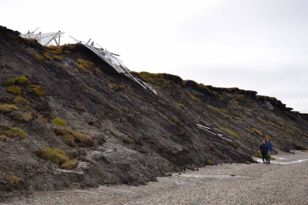 A klímaváltozás okozta erózió Alaszka partvidékén
Forrás: lternet.edu
Szerző: Marine Science Institute, The University of Texas at Austin 