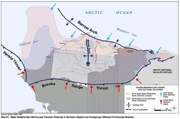 Az alaszkai olajmezők szerkezete
Forrás: commons.wikimedia.org