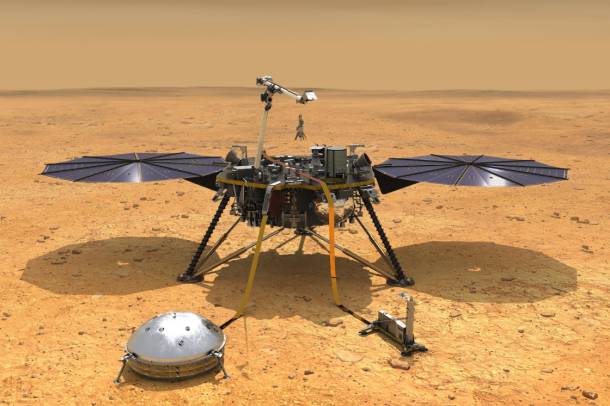 Az InSight Mars-szonda
Forrás: mars.nasa.gov
Szerző: NASA/JPL-Caltech