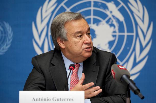 António Guterres, az ENSZ főtitkára tartotta a megnyitóbeszédet
Forrás: www.flickr.com
Szerző: United States Mission Genova