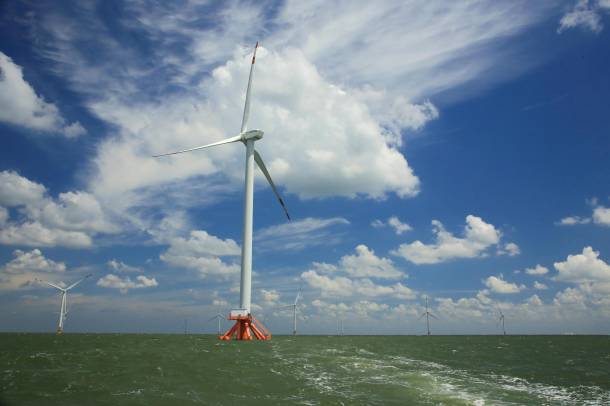Hasonló tengeri szélerőmű projekt (Xiangshui tartomány, Kína)
Forrás: www.goldwind.com
Szerző: Goldwind