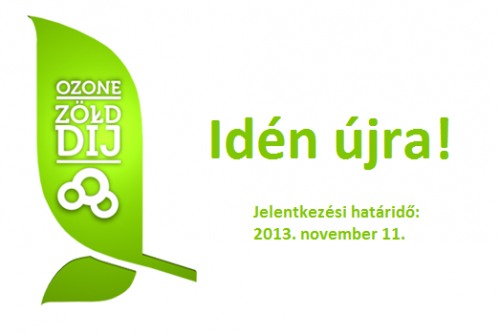 Ozone Zöld-díj 2013