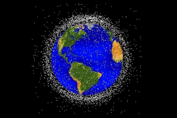 Alacsony Föld körüli pályán keringő űrszemét
Forrás: orbitaldebris.jsc.nasa.gov