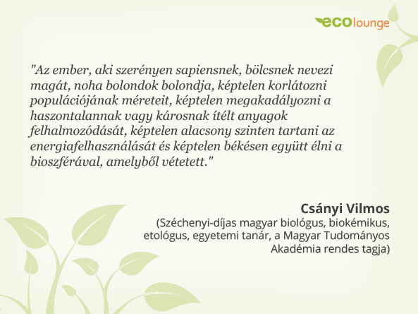 Csányi Vilmos idézet