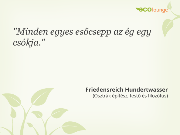 Friedensreich Hundertwasser idézet