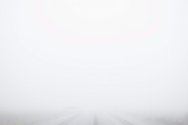 Autók ködben az M35-ös autópályán Debrecen térségében.
Forrás: MTI
Szerző: Czeglédi Zsolt