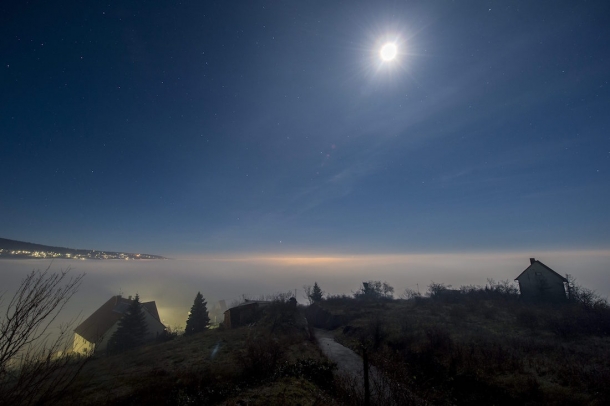 Köd Pécs felett a Makártetőről fotózva 2015. december 27-én.
Forrás: MTI
Szerző: Sóki Tamás